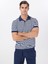 Polo Yaka Basic Çizgili Lacivert Erkek Kazak F5SM-KZK 2939 3