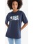 fit Nba Wordmark Oversize Fit Bisiklet Yaka Sporcu Kısa Kollu TIŞÖRT E3628AX25SM 4