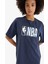 fit Nba Wordmark Oversize Fit Bisiklet Yaka Sporcu Kısa Kollu TIŞÖRT E3628AX25SM 1