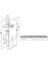 Iç Oda Kapı Kilidi Wc-Banyo Siyah 40MMX23MM 2