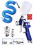 Üstten Depolu Metal Paslanmaz Detay Gölge Tabancası 150 cc / 0,8 mm 15MT Hortum Jak Kit 1
