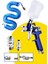 Üstten Depolu Metal Paslanmaz Detay Gölge Tabancası 150 cc / 0,8 mm 15MT Hortum Jak Kit 2