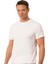 Özkan 12420 Erkek %100 Pamuklu Likrasız Penye Süprem Kumaş Kapalı Yaka Kısa Kollu T-Shirt 3