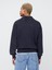 Erkek Lacivert Heavyweight Oversized Yarım Fermuarlı Sweatshirt 4