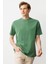 Erkek Sıfır Yaka T-Shirt A.yeşil 1