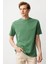 Erkek Sıfır Yaka T-Shirt A.yeşil 4