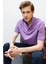 Erkek Polo Yaka T-Shirt Lila 2