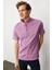 Erkek Polo Yaka T-Shirt Lila 1