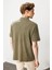 Erkek Polo Yaka T-Shirt Haki 4
