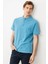 Erkek Polo Yaka T-Shirt Turkuaz 5