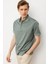 Erkek Polo Yaka Merserize T-Shirt A.yeşil 2