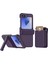 Samsung Galaxy Z Flip5 5g Bahar Menteşe Kickstand Pc Kart Yuvası ile Katlanır Telefon Kapağı (Yurt Dışından) 1