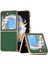Samsung Galaxy Z Flip5 5g Litchi Doku Arka Kapak Inek Deri Kaplamalı Pc Galvanik Telefon Kılıfı (Yurt Dışından) 1