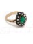 Yeşil Beyaz Zirkon Taş Elmas Montür Yüzük 1