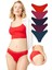 File Lastikli Lazer Kesim Bikini Külot 5'li Paket - 2 1