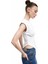 Bisiklet Yaka Korse Detaylı Slim Fit Kolsuz Crop Tişört 2