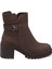 Kahve Hakiki Nubuk Deri Kadın Casual Bot - K24K1BT67585-A39 3