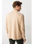 Erkek Polo Yaka Uzun Kollu Sweatshirt K.bej 3