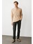 Erkek Polo Yaka Uzun Kollu Sweatshirt K.bej 5