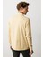 Erkek Polo Yaka Uzun Kollu Sweatshirt Sarı 4