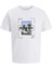 Systematic Crew Neck Erkek Beyaz Yuvarlak Yaka Tişört 1