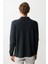 Erkek Polo Yaka Sweatshirt Füme 3