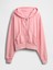 Kadın Pembe Heavyweight Fransız Havlu Kumaş Sweatshirt 4