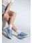 Kadın Sneaker Bağcıklı Keten Spor Ayakkabı Dofkin 6