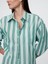 Kadın Yeşil Poplin Big Gömlek 3