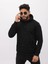 Kırmızı Şardonlu Içi Polarlı Casual Erkek Kapüşonlu Sweatshirt 1