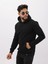 Kırmızı Şardonlu Içi Polarlı Casual Erkek Kapüşonlu Sweatshirt 4
