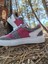 5036-GÜL Kurusu Süet Delikli Deri Kadın Sneaker 3