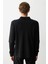 Erkek Polo Yaka Sweatshirt Siyah 4