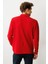 Erkek Polo Yaka Sweatshirt Kırmızı 3