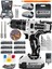 Powertools Usa Darbeli Matkap 58 V 5AH Çift Akülü Şarjlı Matkap 84 Parça Set Hediyeli Dfl Series 1