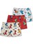 %95 Pamuklu Erkek Çocuk Boxer Külot Iç Çamaşır 6lı Set 2
