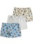 %95 Pamuklu Erkek Çocuk Boxer Külot Iç Çamaşır 6lı Set 3