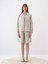 Kadın Naturel Oversize Keten Ceket 2