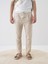 Naturel Slim Fit Keten Jogger Pantolon 1