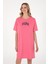 Kadın Koyu Pembe Elbise (Örme) 50306675-VR167 2