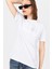 Beyaz Change Yazı Kabartmalı Tişört 25227 2