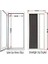Sineklik Akordiyon Kapı Pencere Sinekliği(E:0-60)x(B:0-130) CM ARASI 3