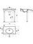 AN080 Antik Etajerli Dolap Uyumlu Lavabo 80 cm 2