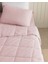 Ilus Bambu Çift Kişilik Comforter Set - Pudra 2