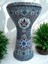Döküm Mısır Darbuka - İznik Çinisi Deseni - Gigbag Çanta 7