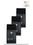 Black Suede Dark Erkek Parfüm EDT Üçlü Set 75 ml 2