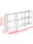 3 Katlı 3'lü Galvaniz Çelik Raf - Depo, Arşiv, Kiler, Dosya, Market Rafı - 31x75 cm-50 cm-1.00 mm 3