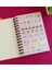 Özel Tasarım Spiralli 15*21 cm Dot Defter, Eskiz Defteri, Doodle Book - 2 Sayfa Stıcker Hediyeli 4