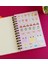 Özel Tasarım Spiralli 15*21 cm Dot Defter, Eskiz Defteri, Doodle Book - 2 Sayfa Stıcker Hediyeli 2