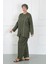 Büyük Beden Tesettür Büyük Mayo Haki 44010 5